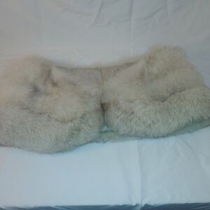 Saga Furs Cream Fur Wrap
